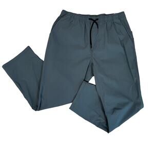 Mens Mountain Hardware Green Pants Pull On XXL High Rise Outdoor Hiking Straight